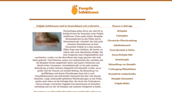 Desktop Screenshot of fusspilz-infektionen.net